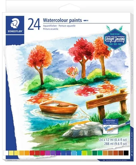 Staedtler Aquarellfarbe 24 Stk. Ass. 12 Ml