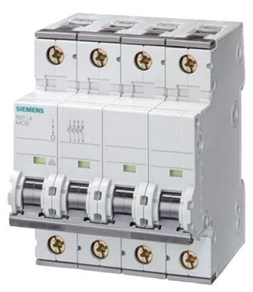 Siemens Leitungsschutzschalter 6ka 3p+n c 6a 5sy6606-7