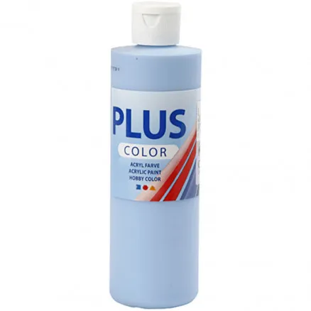Plus Color Bastelfarbe, himmelblau, 250 ml/ 1 Fl.