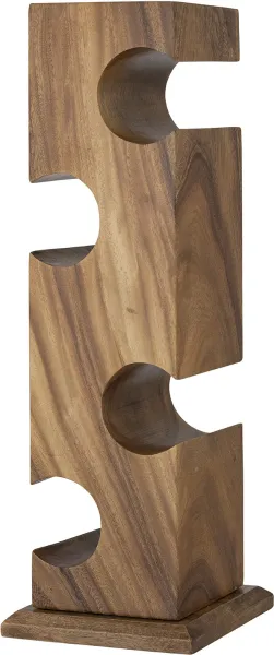 Ellion, Weinregal, braun, Akazienholz